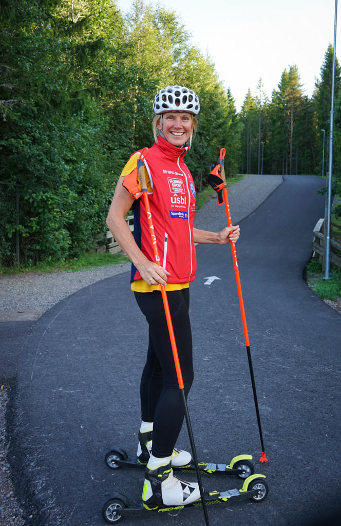 Bente Skari er hovedtrener for 17 års klassen og junior i Nittedal IL Skigruppa. 